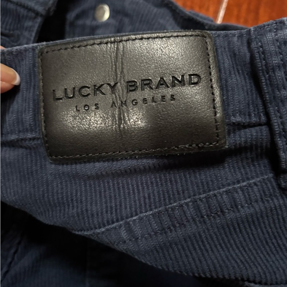Lucky Brand Dark Blue Corduroy Trousers - Picture 6 of 9